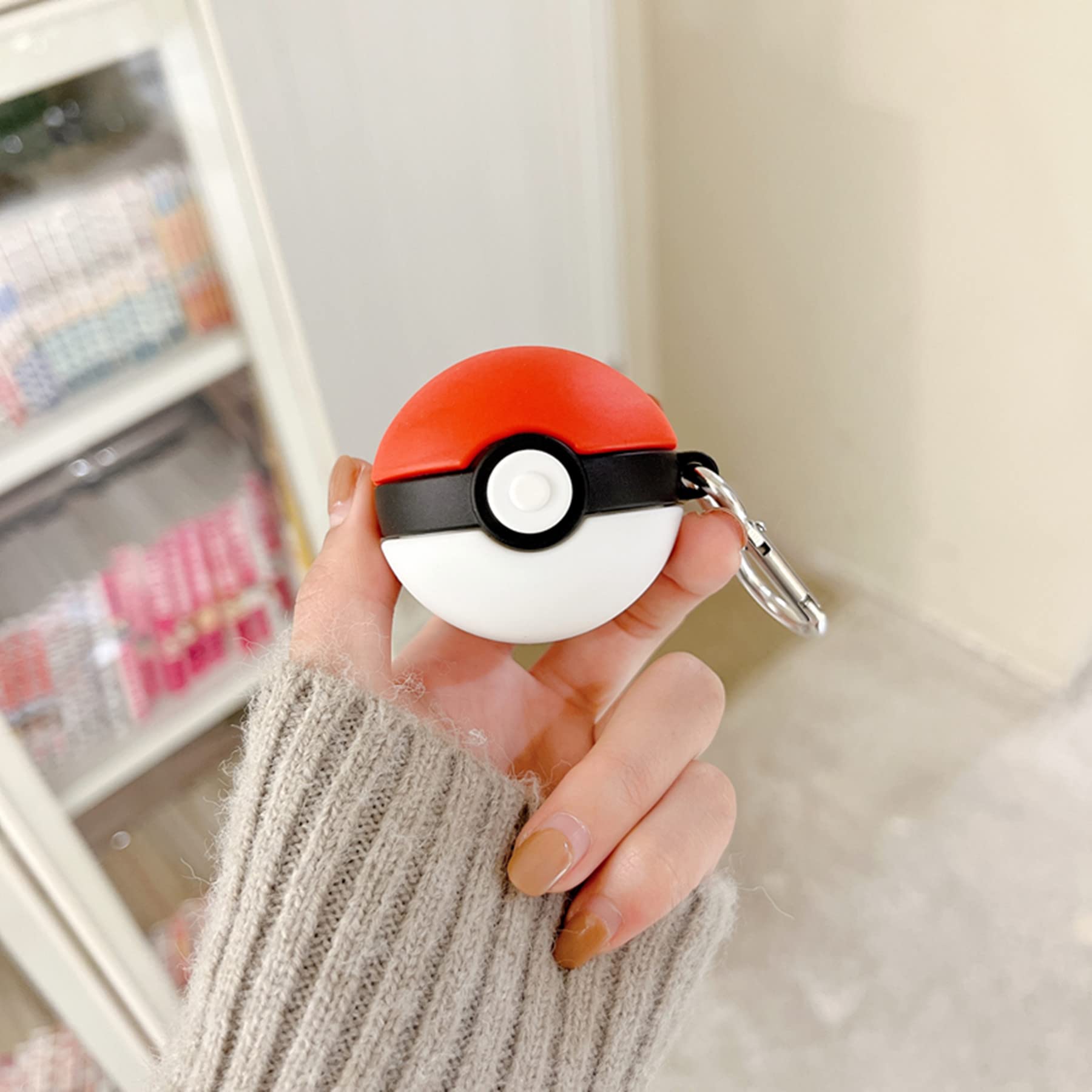 Cute 3D Cartoon Poke Ball Headphone Case for Samsung Galaxy Buds